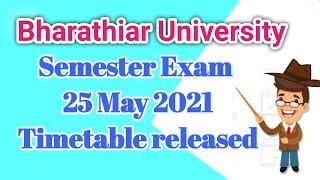 UG & PG Exam timetable released || 25 May 2021