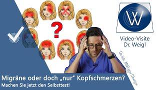 SelbsttestHabe ich Migräne, "normale" Kopfschmerzen, Spannungskopfschmerzen? sogehtgesund Test#3