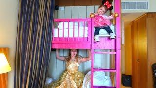 PRINCESS SISTERS MORNING ROUTINE!! Kids Pretend Play Ruby Rube and Bonnie