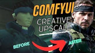 How to Fix Pixelated Images ️ & Upscale Retro Games  with ComfyUI - Creative AI Upscaling Tutorial