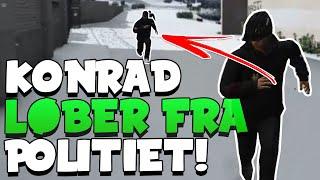 KONRAD LØBER FRA POLITIET!  | GTA 5 RP