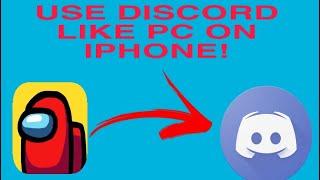 HOW TO USE DISCORD WHILE PLAYING AMONG US ON IPHONE LIKE PC!