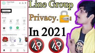 Line App Group Privacy Full Detail In 2021   How to use line app group   Line Privacy Settings