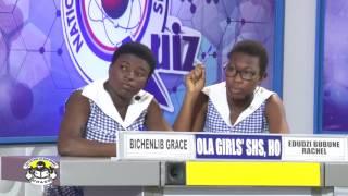 NSMQ2016: Koforidua Sec Tech- Methodist Girls' SHS- OLA SHS, Ho