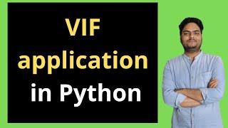 VIF Application in Python |  VIF In python | Variance Inflation Factor In Python