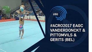 Women's group Belgium - 2017 Acro Europeans, junior all-around final