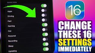 iOS 16 Settings You Need to CHANGE Immediately !