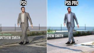 GTA 5 - PS5 VS PS5 Pro - Graphics Comparison