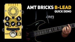 AMT Bricks B-Lead (Bogner Emulates) tube preamp DEMO (no talking)