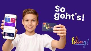 So funktionieren die Bling Card & App ‍️