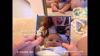 Baby talk in ASL: gaze turn-taking game in the double mirrors