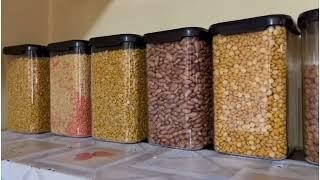 अपनी रसोई सजाए Airtight Containers set for kitchen storage | unbreakable and airtight containers|