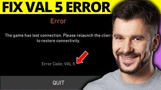 Fix Valorant Error Code Val 5 - Full Guide