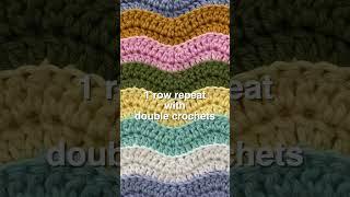 The Easiest Ripple You Will Ever Make  #shorts #rippleblanketcrochet