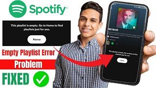 spotify empty playlist problem | how to fix spotify this playlist is empty problem | spotify error