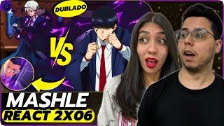 DESAFIOU! MASH VS KALDO! | REACT MASHLE DUBLADO 2X06