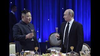 Vladimir Putin and Kim Jong Un meet for the first time