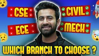 CSE vs IT vs ECE vs Mechanical | Which Branch is Best ? How to choose the correct Branch 