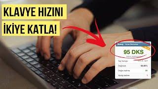 Klavye Hızını 2 Katına Çıkar! | Klavyede NASIL Hızlı Yazılır?