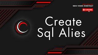 Create a server alias in  SQL SQL Server