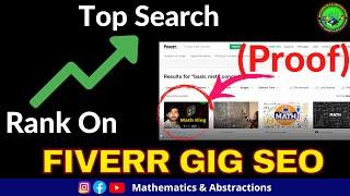 How to rank Fiverr Gig on top of the page in 2022 | Rank Fiverr gigs on first search