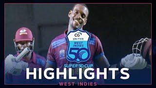 Greaves Smashes Century | Trinidad and Tobago Red Force v Leeward Islands Hurricanes | Super50 2024