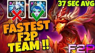 THE BEST F2P DRAGON ABYSS HARD SPEED TEAM !!! CHEAP TEAM WITHOUT LIAM !!! SUMMONERS WAR