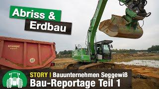 Erdbau- und Abbruchunternehmen Seggewiß | 85 Tonnen Hitachi & Liebherr Bagger (Teil 1)