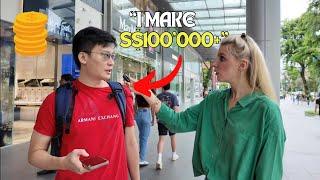 Asking Singaporeans How Much Money They Make (and if they are happy with the amount!)