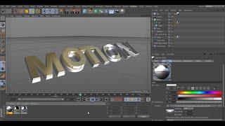 How to create animation text tile in Cinema 4D