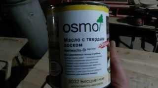 Масло воск OSMO царапины шурупом, нанесение, колерованные масла и не т