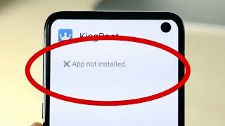 How To Fix Android App Not Installing On ANY Android! (2020)