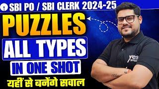  ALL TYPES OF PUZZLES IN ONE SHOT PART - 2 | FOR SBI CLERK 2024 | ANKUSH LAMBA | BANKING CHRONICLE