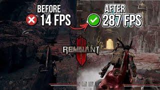 Remnant II Boost FPS and FIX lag on LOW END PC