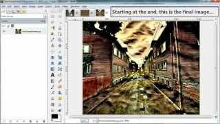 From Alley to Art - Tutorial using Gimp 2.8 and G'MIC filters