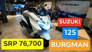 Suzuki Burgman 2021 Street 125 SRP 77,900 DP 7,800 Specs, Review, Sound Check
