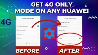 Enable 4G Only LTE Mode on any Huawei Device | SetEdit - Setting Database Editor