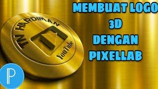 Membuat logo keren 3D dengan pixelLab (Bahan edit ada di deskripsi)