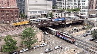 Chicago Metra Rush Hour Time Lapse