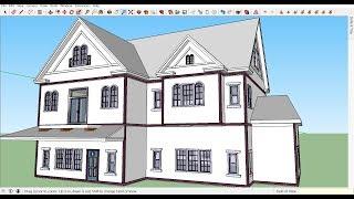 Realistic Victorian House with SketchUp part 1