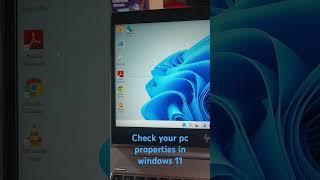 Check your PC properties in windows 7/8/ 10/11 #windows11 #pcproperties #shorts