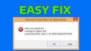 How To Fix Class Not Registered in Windows