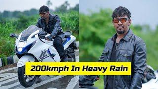 200kmph on HAYABUSA in Heavy Rain | Nabeel Afridi Vlogs