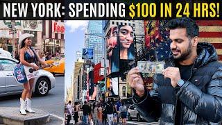 SPENDING $100 IN NEW YORK CITY! HOW EXPENSIVE IS IT? 