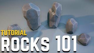 Easiest way to Sculpt Rocks in ZBrush [BEGINNER TUTORIAL]