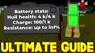 BE A BATTERY GUIDE! (HOW TO GET INF RESISTANCE & HOW TO PLAY & MORE) ROBLOX