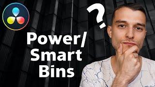 Wo sind die Power Bins & Smart Bins in DaVinci Resolve 18?