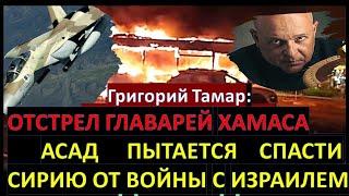 Тамар: Ликвидация главарей Хамаса. Удар Израиля по Ливану затронет Сирию?