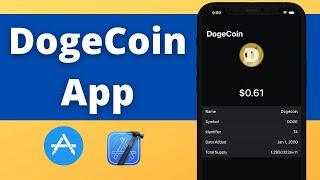 Swift: DogeCoin Tracker App (2021, Xcode 12, Swift 5) - iOS Development