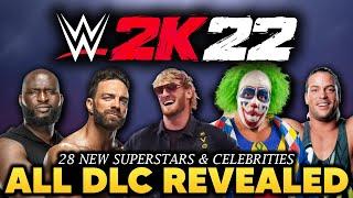 WWE 2K22: All DLC Packs REVEALED! (28 New Superstars & Celebrities)